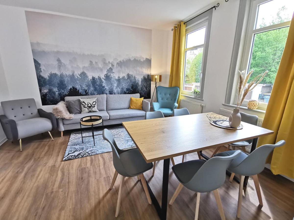 Bohnapartments - Stadtblick Zechenhaus - Balkon - Gratis Parkplatz - Wlan - Sehr Ruhig - Barrierearm Илменау Екстериор снимка