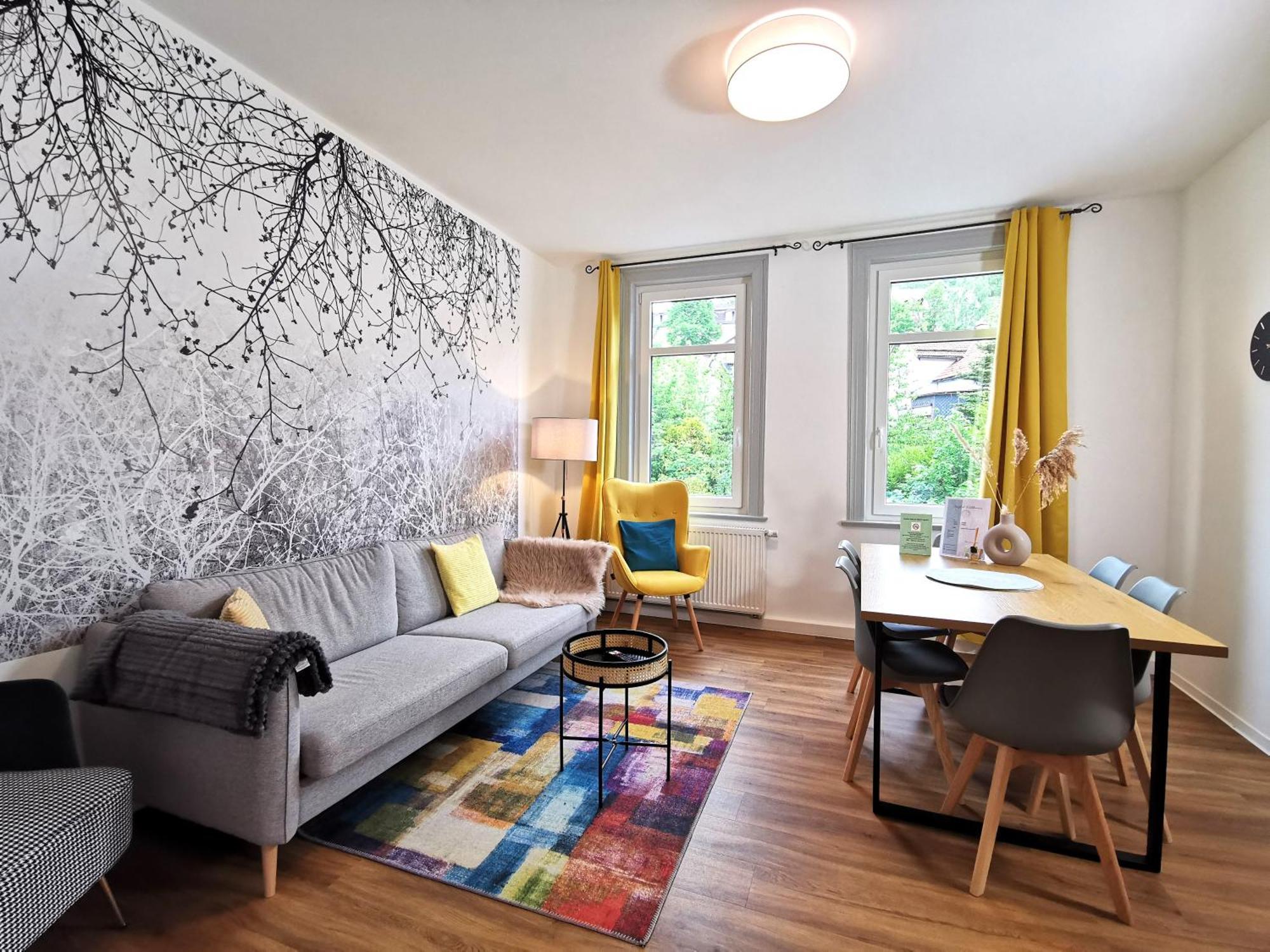 Bohnapartments - Stadtblick Zechenhaus - Balkon - Gratis Parkplatz - Wlan - Sehr Ruhig - Barrierearm Илменау Екстериор снимка